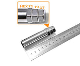 Chrome Mars Performance wheels M14 x 1.5 40mm ultra slim 7 spline Lock Bolts Set 4 pcs with Key